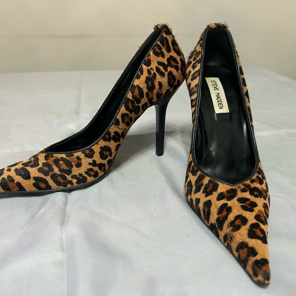 Steve Madden Leopard Print Heels